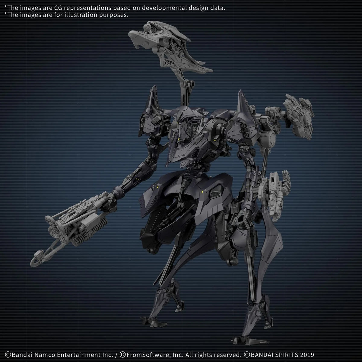 30MM Armored Core VI Fires of Rubicon Schneider Nachtreiher/40E Dual Nature