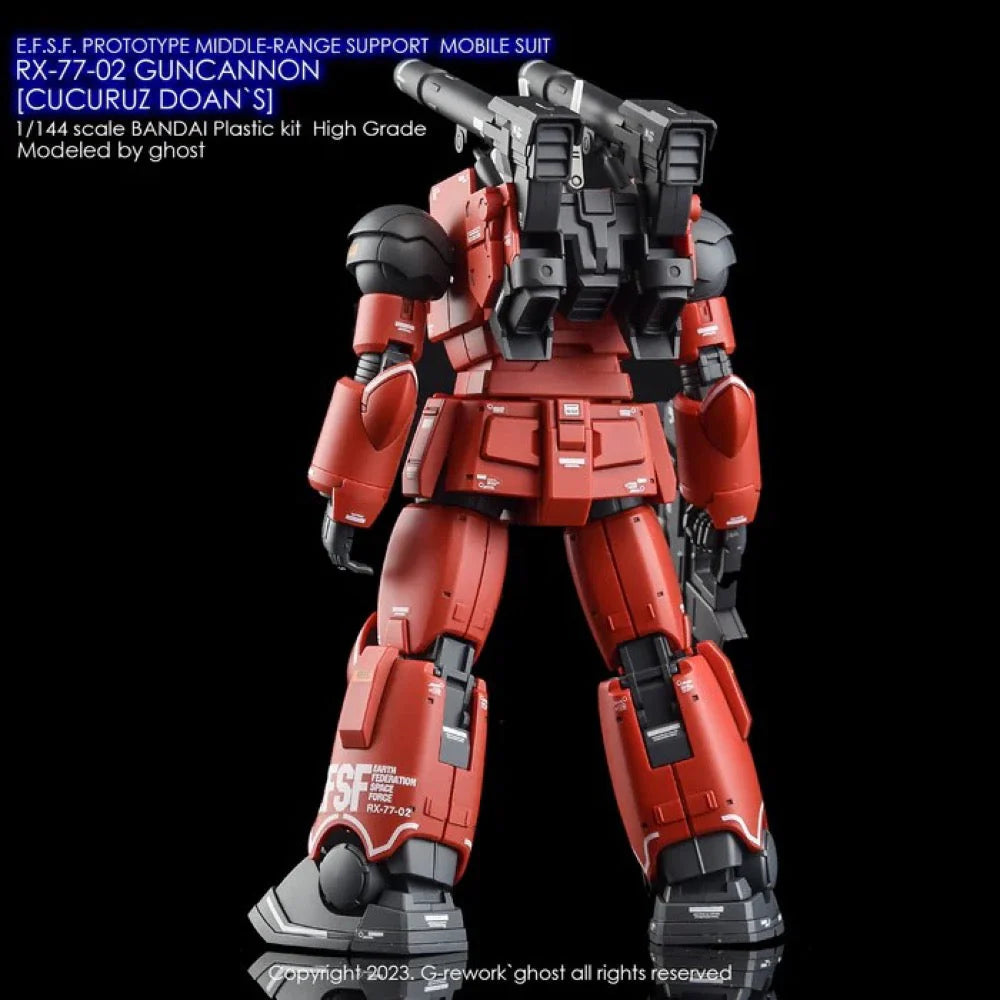 G-REWORK CUSTOM DECAL [HG] GUNCANNON CUCURUZ DOAN