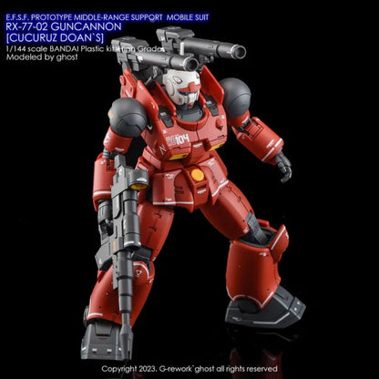 G-REWORK CUSTOM DECAL [HG] GUNCANNON CUCURUZ DOAN