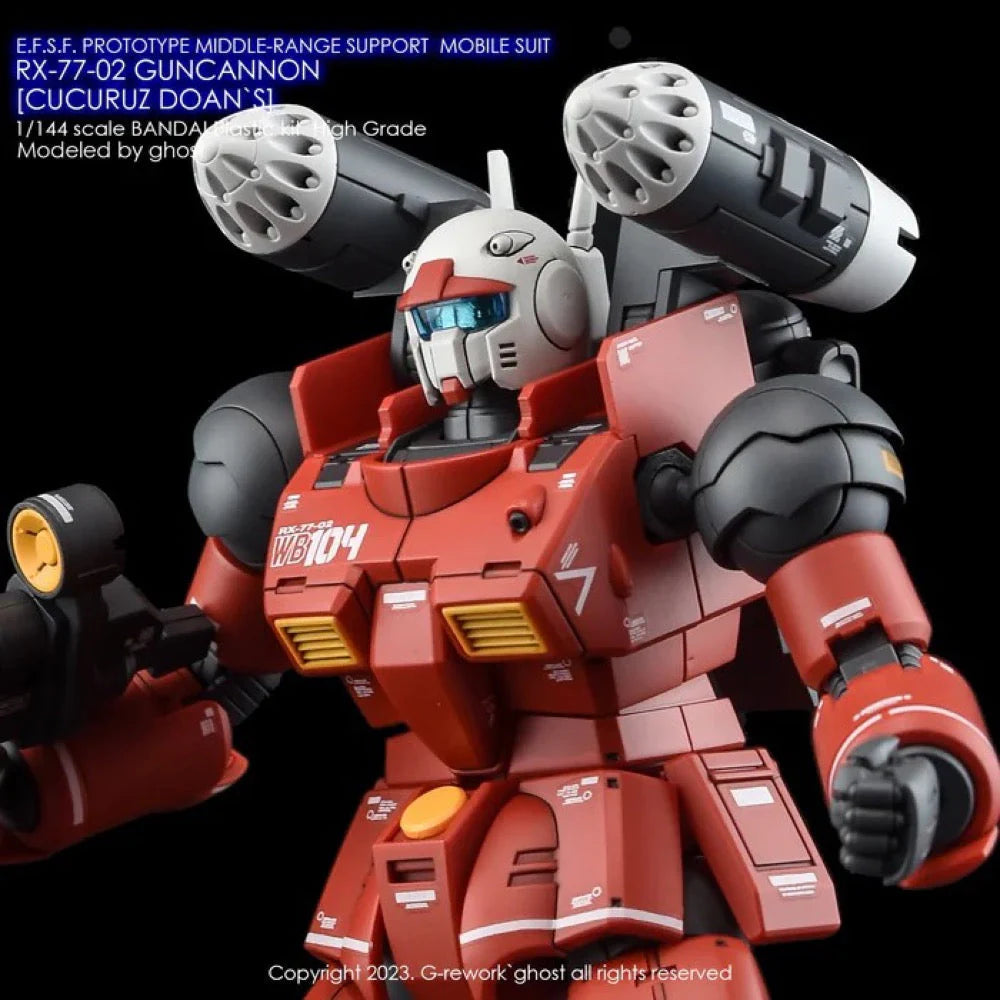 G-REWORK CUSTOM DECAL [HG] GUNCANNON CUCURUZ DOAN