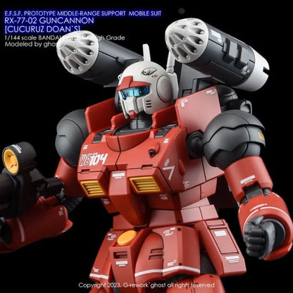 G-REWORK CUSTOM DECAL [HG] GUNCANNON CUCURUZ DOAN