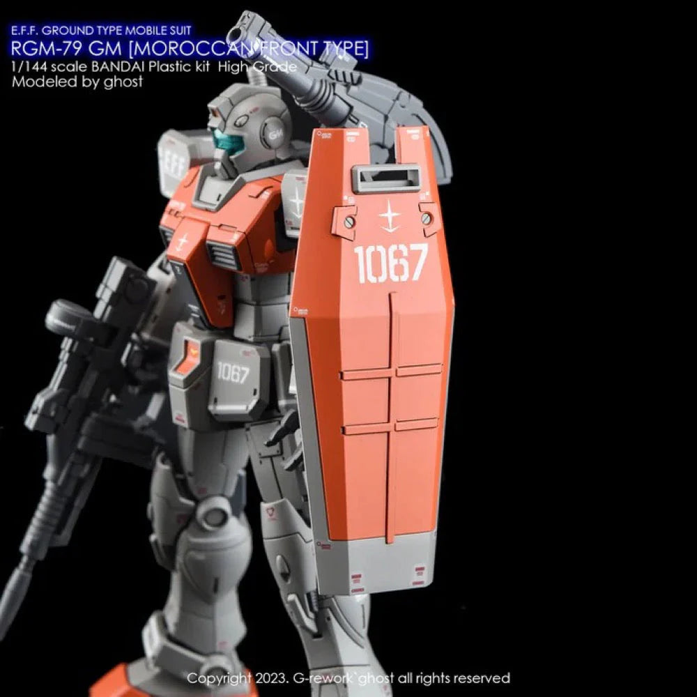 G-REWORK CUSTOM DECAL [HG] GM MOROCCAN FRONT TYPE