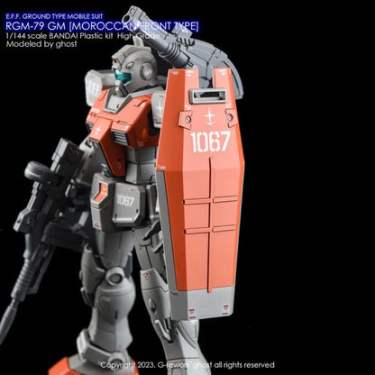 G-REWORK CUSTOM DECAL [HG] GM MOROCCAN FRONT TYPE