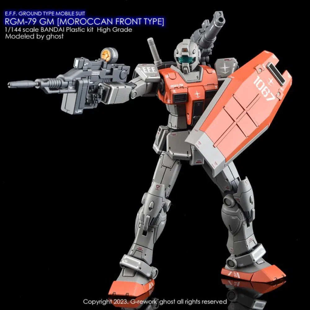 G-REWORK CUSTOM DECAL [HG] GM MOROCCAN FRONT TYPE