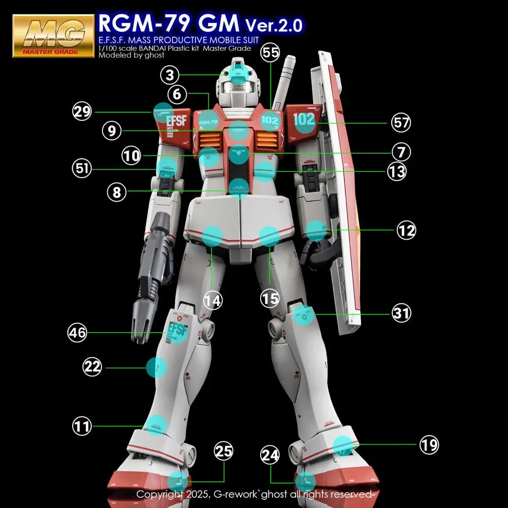 G-REWORK CUSTOM DECAL [MG] GM Ver.2.0