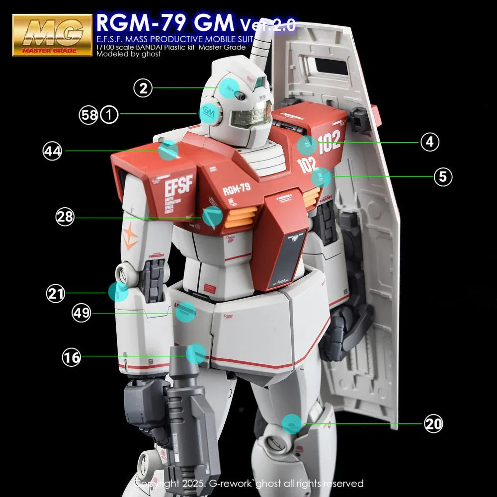 G-REWORK CUSTOM DECAL [MG] GM Ver.2.0
