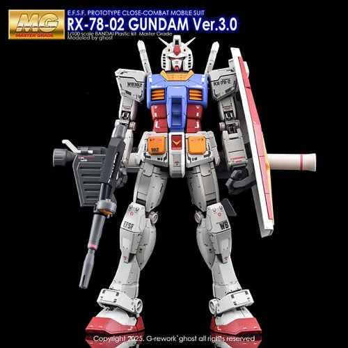 G-rework CUSTOM DECAL [MG] FIRST GUNDAM 3.0 Ver