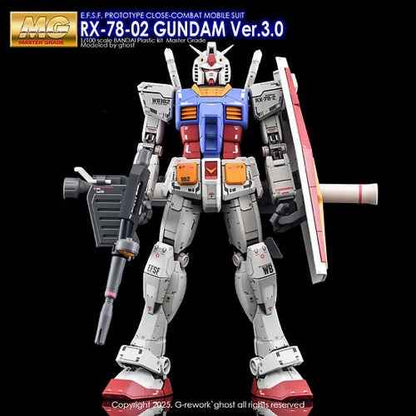 G-rework CUSTOM DECAL [MG] FIRST GUNDAM 3.0 Ver