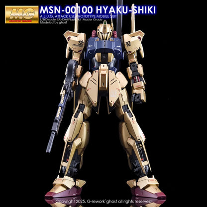 G-REWORK CUSTOM DECAL [MG] HYAKU-SHIKI Ver.2.0
