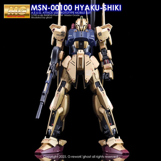 G-REWORK CUSTOM DECAL [MG] HYAKU-SHIKI Ver.2.0