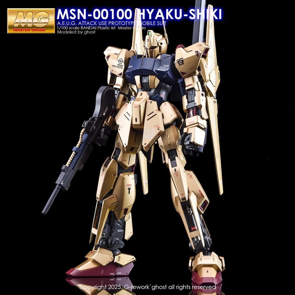 G-REWORK CUSTOM DECAL [MG] HYAKU-SHIKI Ver.2.0