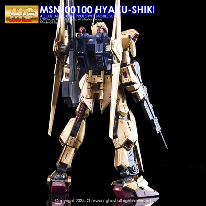 G-REWORK CUSTOM DECAL [MG] HYAKU-SHIKI Ver.2.0