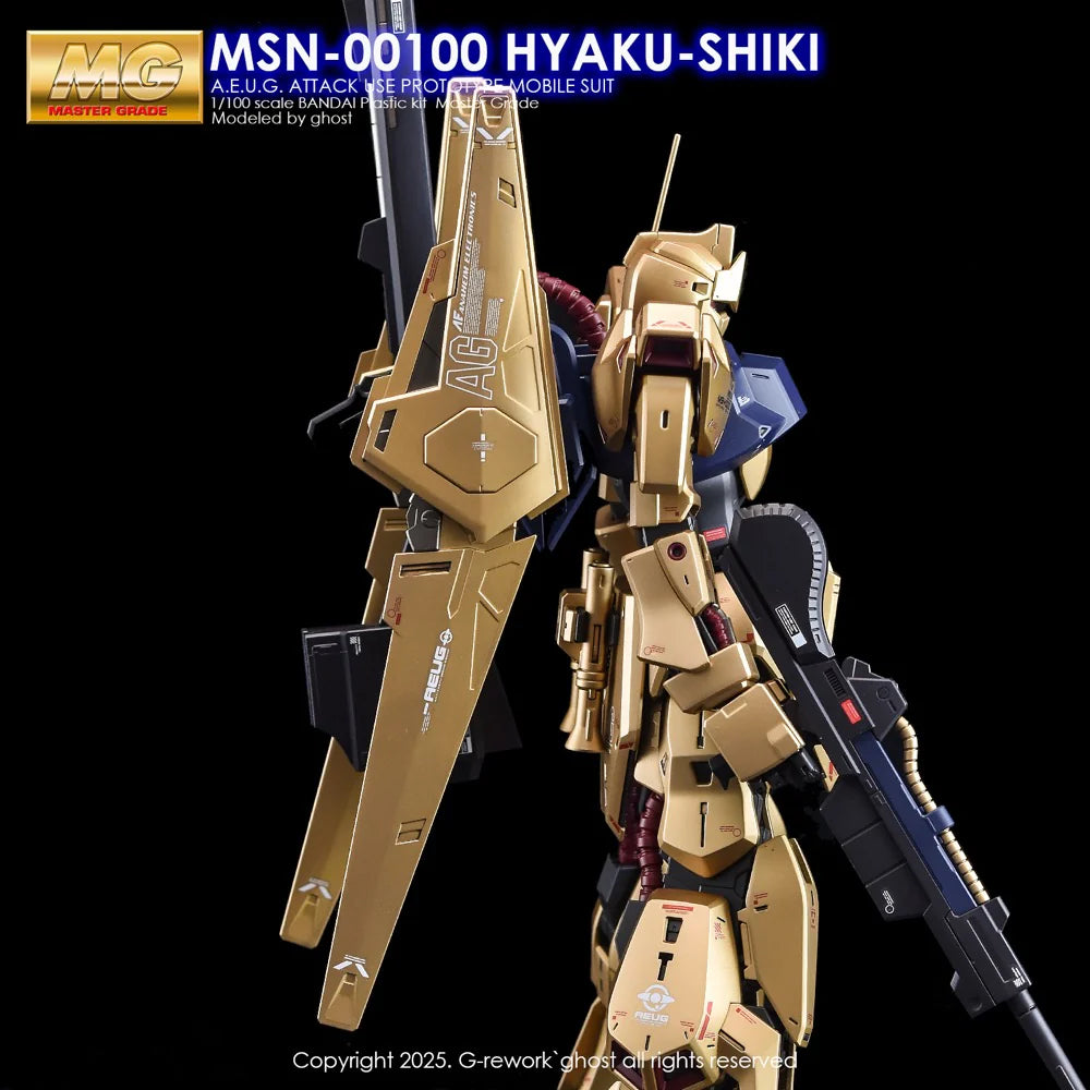 G-REWORK CUSTOM DECAL [MG] HYAKU-SHIKI Ver.2.0