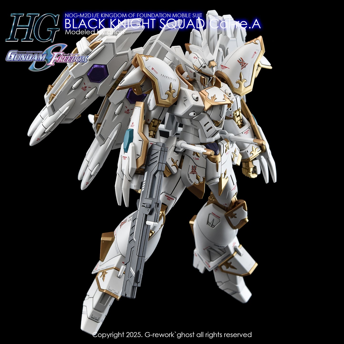 [G-REWORK DECALS] [HG] [SEED] BLACK KNIGHT SQUAD Cal-re.A