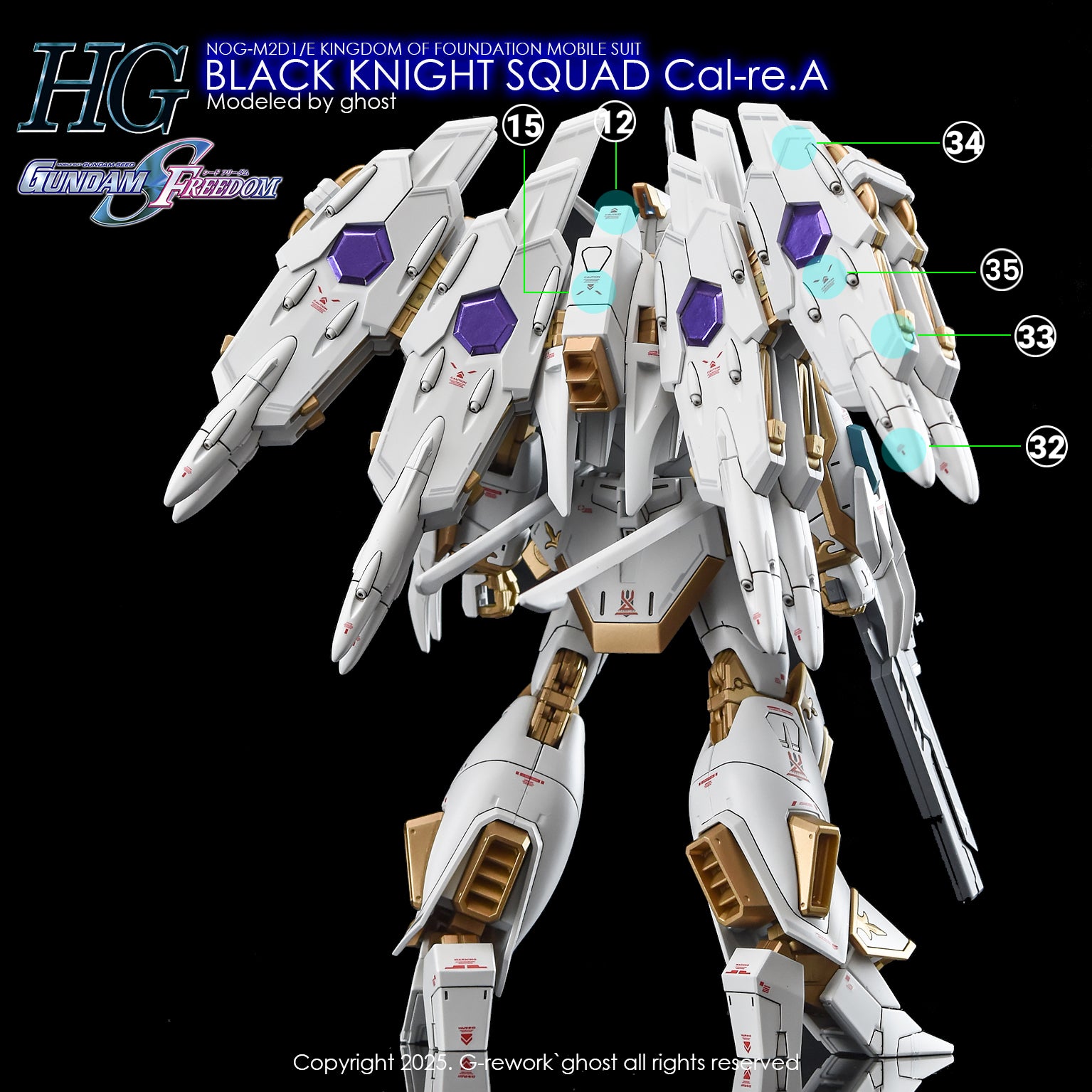  [HG] [SEED] BLACK KNIGHT SQUAD Cal-re.A