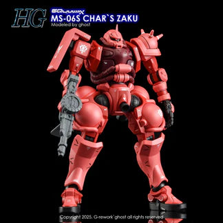 G-rework CUSTOM DECAL [HG] [GQX] CHAR`S ZAKU