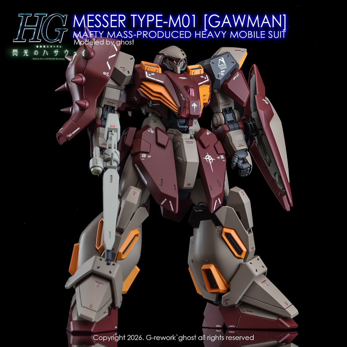 [G-REWORK DECALS] [HG] MESSER TYPE-M01 GAWMAN USE