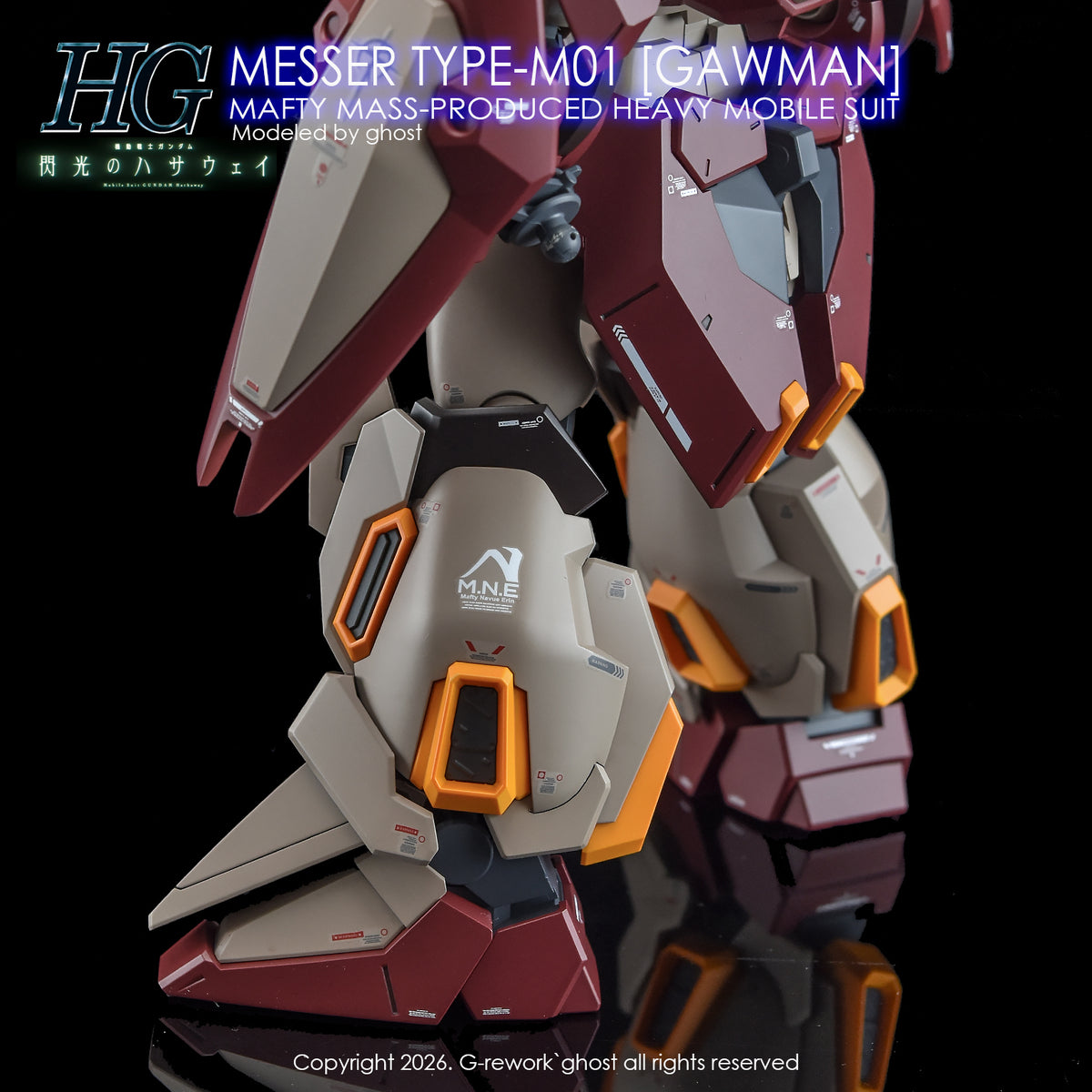 [G-REWORK DECALS] [HG] MESSER TYPE-M01 GAWMAN USE