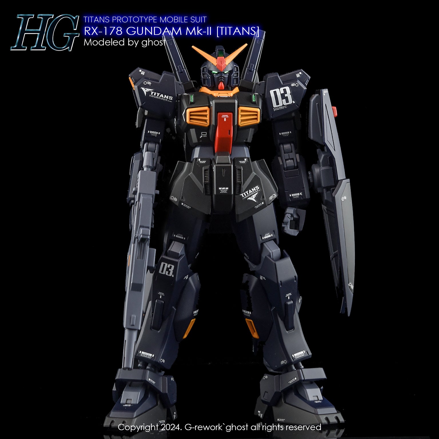 G-rework  DECAL [HG] GUNDAM MK-2 (TITANS)