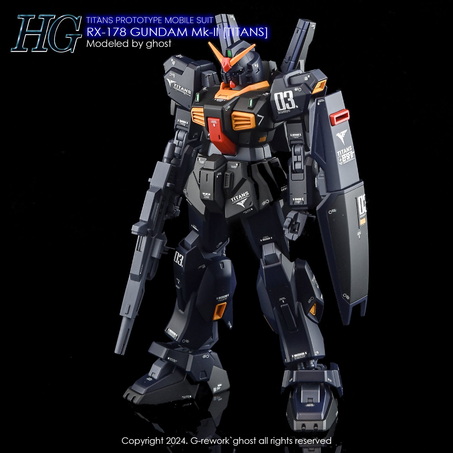 G-rework  DECAL [HG] GUNDAM MK-2 (TITANS)
