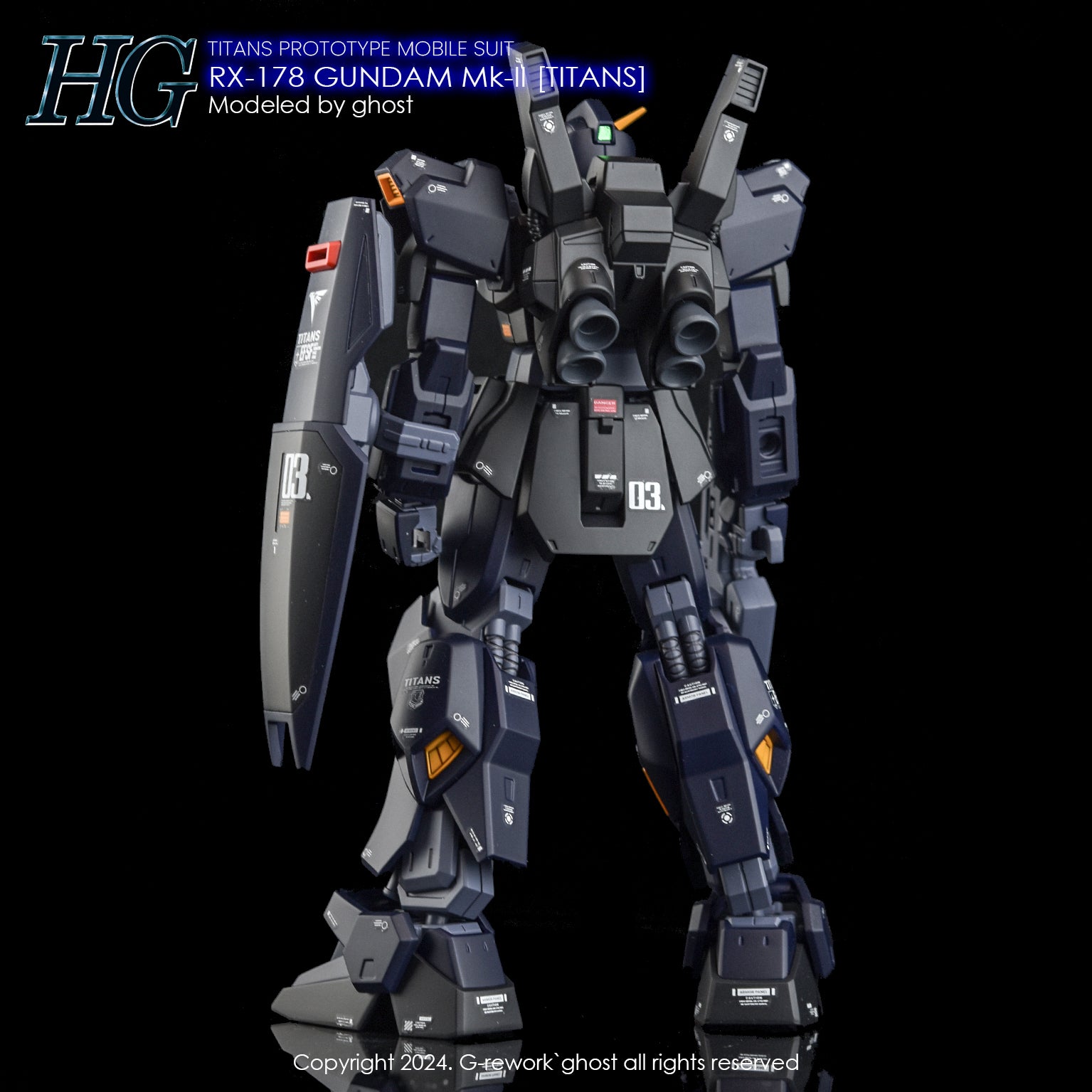 G-rework  DECAL [HG] GUNDAM MK-2 (TITANS)