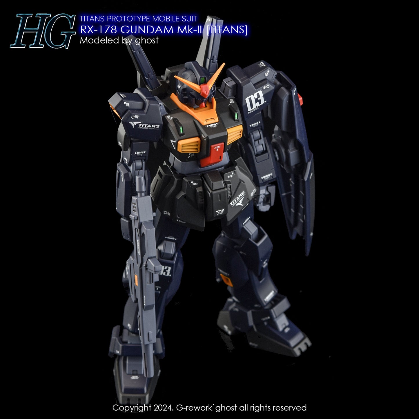 G-rework  DECAL [HG] GUNDAM MK-2 (TITANS)