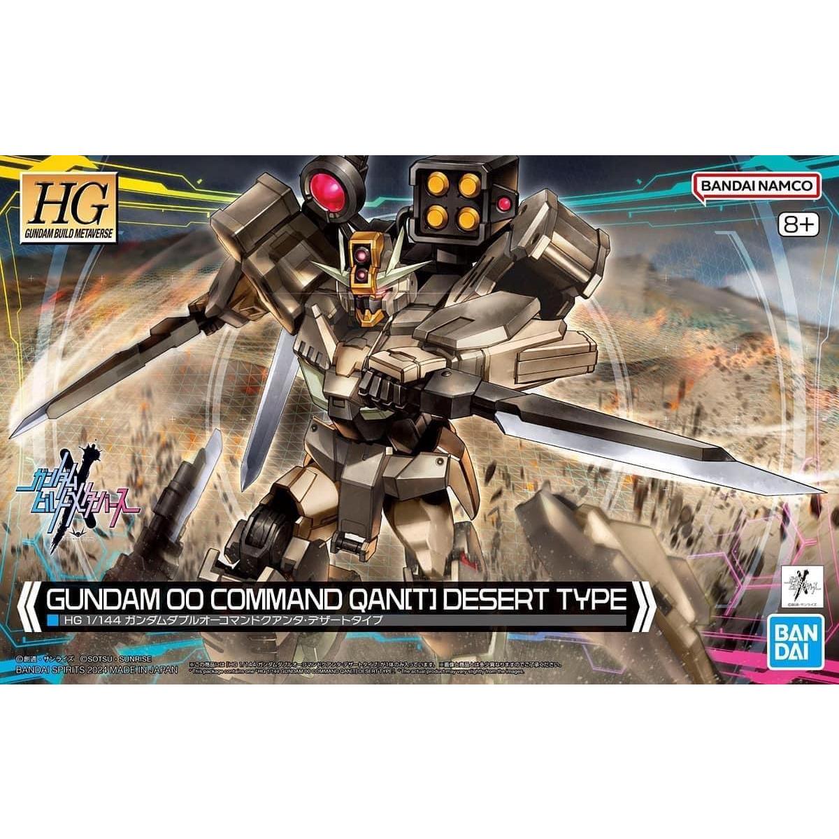 GUNDAM – HG 1/144 Gundam 00 Command Qan[T] Desert Type Model Kit