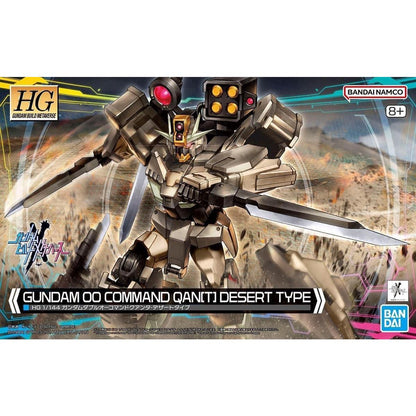 GUNDAM – HG 1/144 Gundam 00 Command Qan[T] Desert Type Model Kit