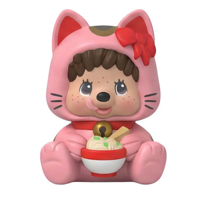 Rokimoto Monchhichi Lucky Cat Mystery Collectible
