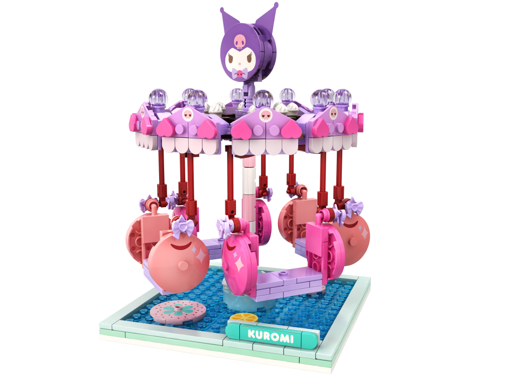 HELLO KITTY - YuMe Blocks Summer Wunderland - Kuromi Swing Ride