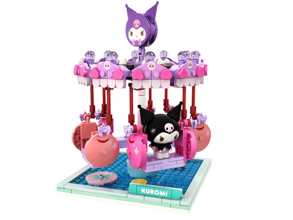 HELLO KITTY - YuMe Blocks Summer Wunderland - Kuromi Swing Ride