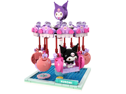 HELLO KITTY - YuMe Blocks Summer Wunderland - Kuromi Swing Ride