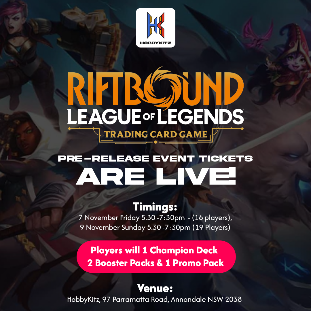 HobbyKitz Riftbound TCG Event Ticket
