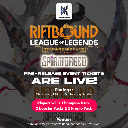 HobbyKitz Riftbound: League of Legends TCG – Pre-Rift Event Kit – Spiritforged