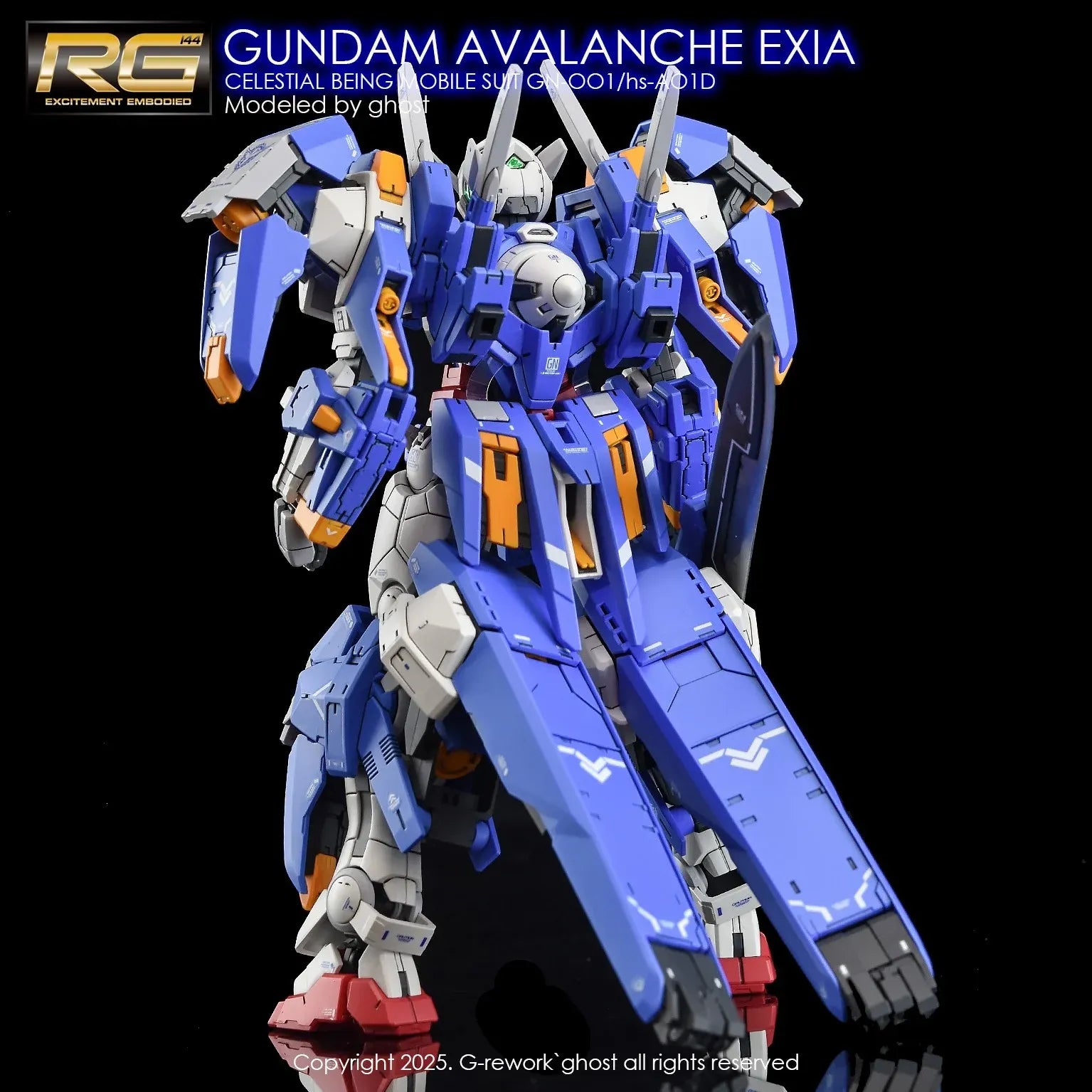 CUSTOM DECAL [RG] GUNDAM AVALANCHE EXIA