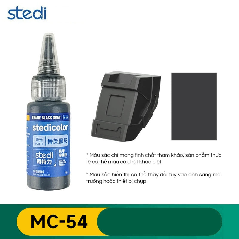 Stedi Acrylic Paint Matte Colors MC40-60 Water-Based Set for Gundam Model Kits Hand Painting for DIY Hobby Model Pigment