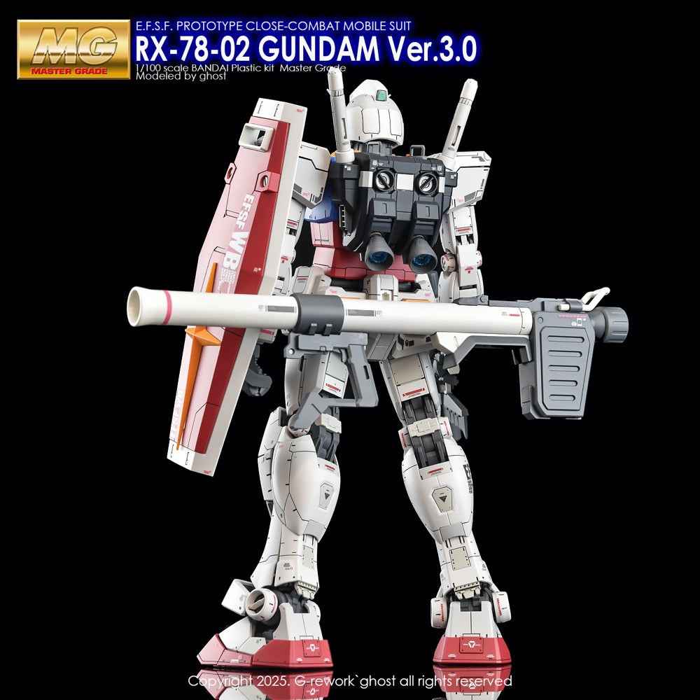G-rework CUSTOM DECAL [MG] FIRST GUNDAM 3.0 Ver