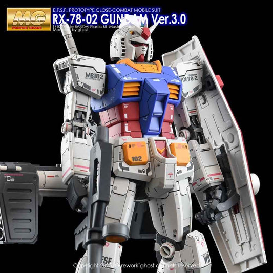 G-rework CUSTOM DECAL [MG] FIRST GUNDAM 3.0 Ver