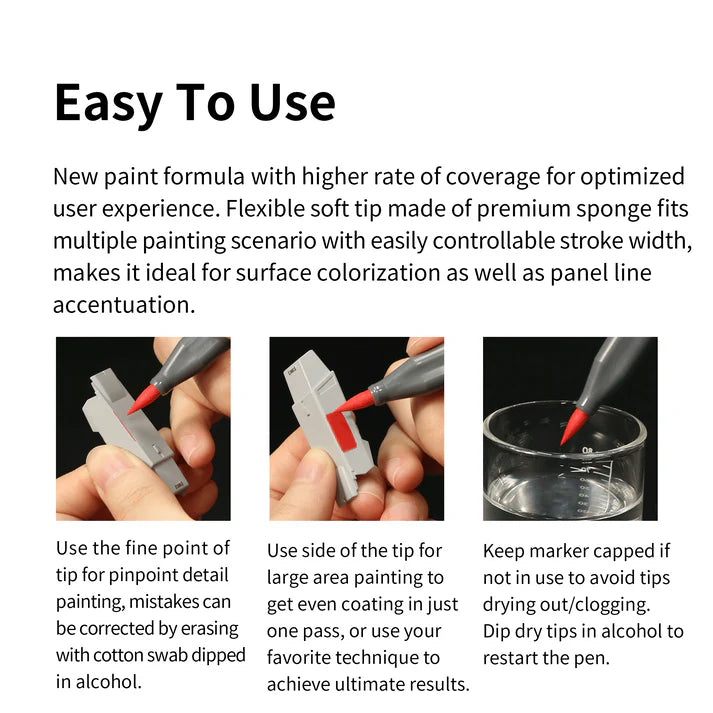 [PRE-ORDER]  DSPIAE MK Eco-friendly Water-based Soft Head Markers with Multi Colors