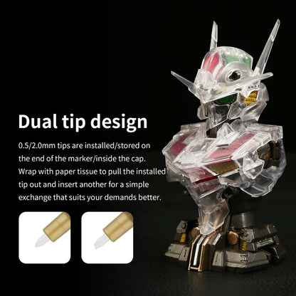 DSPIAE MKA Super Metallic Color Markers