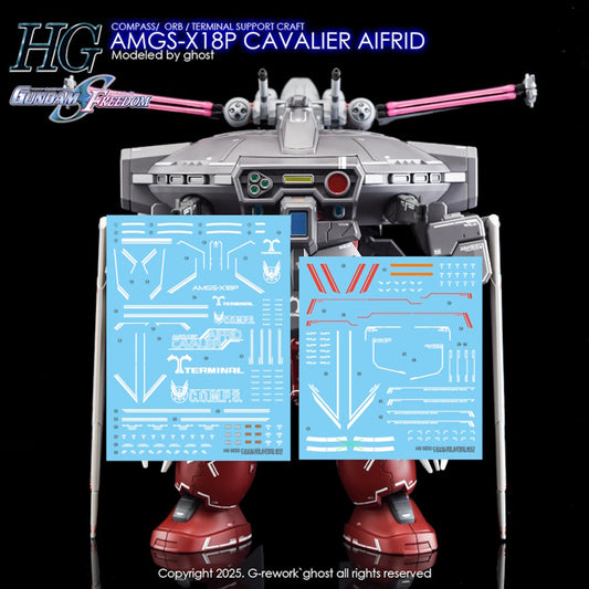 CUSTOM DECAL [HG] [SEED] CAVALIER AFRID
