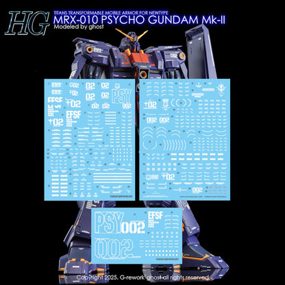 CUSTOM DECAL [HG] PSYCHO GUNDAM Mk2