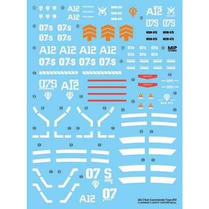 CUSTOM DECAL [MG] Z'Gok Commander Type