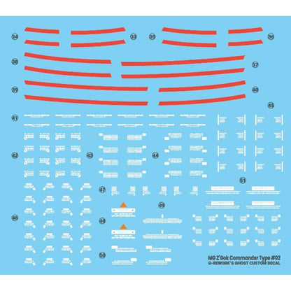 CUSTOM DECAL [MG] Z'Gok Commander Type
