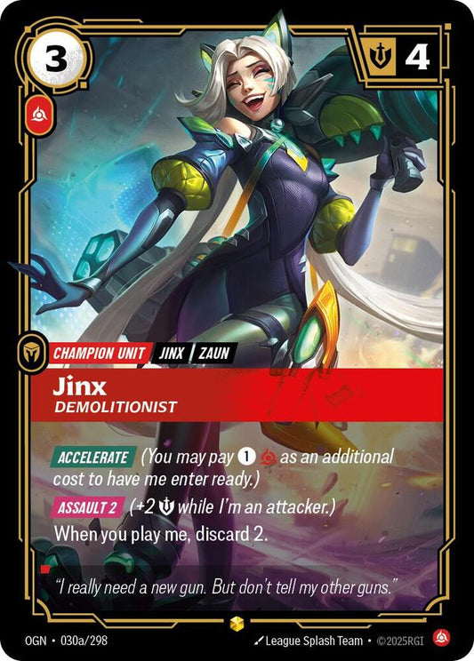 Jinx Demolitionist Alternate Art
