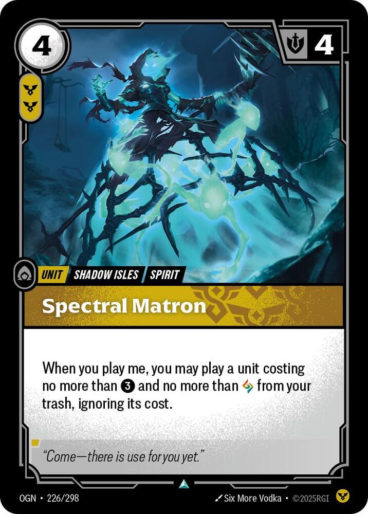 Spectral Matron