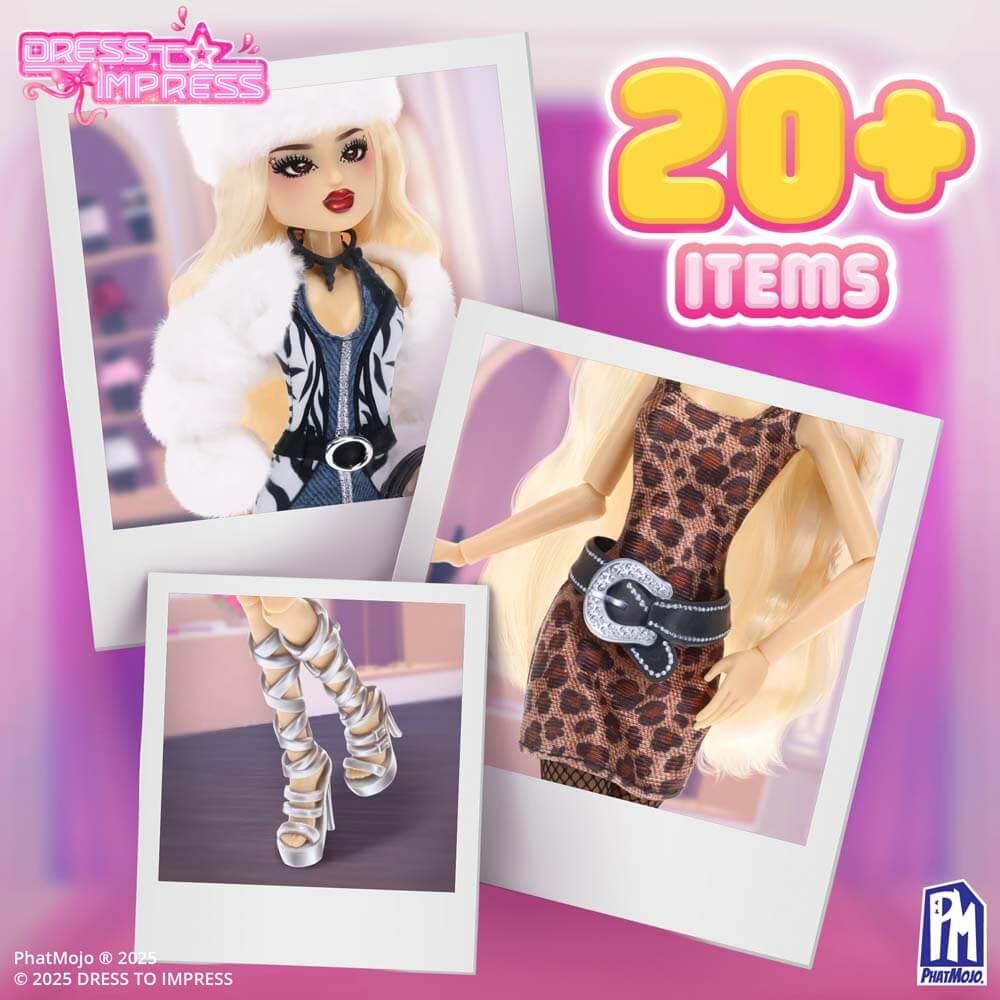 Dress to Impress Chic Boutique Fashion Doll Deluxe Playset Series 1