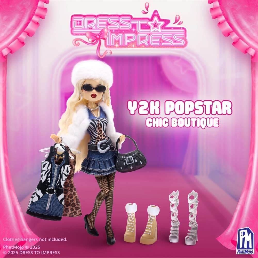Dress to Impress Chic Boutique Fashion Doll Deluxe Playset Series 1