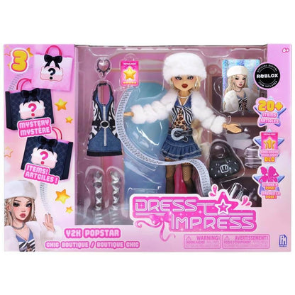 Dress to Impress Chic Boutique Fashion Doll Deluxe Playset Series 1