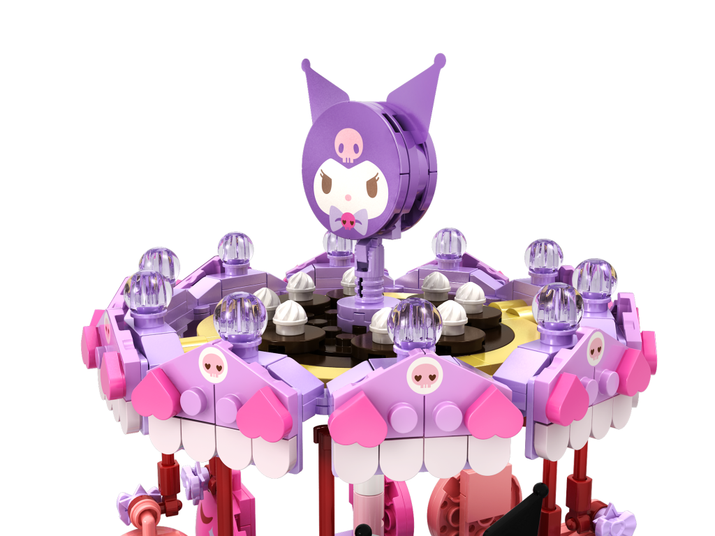 HELLO KITTY - YuMe Blocks Summer Wunderland - Kuromi Swing Ride